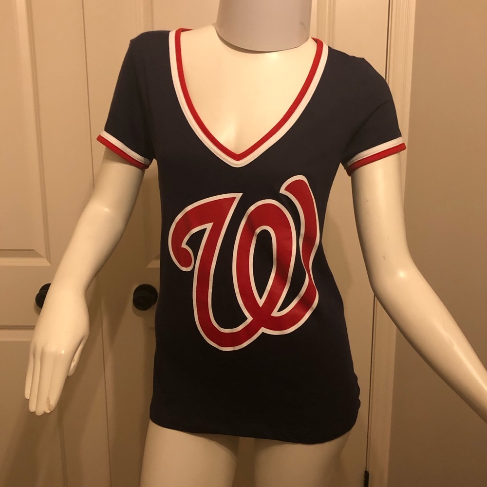 PINK Washington Nationals T-Shirt Sz L